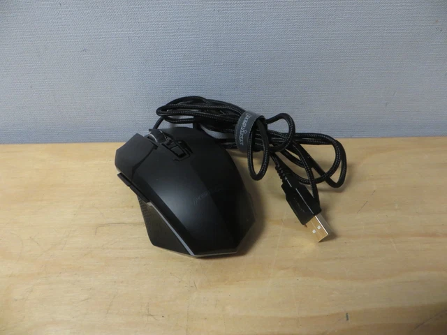 PERIXX MX-2500 WIRED Programmable Gaming Mouse up to 10,800 DPI VGC inc ...