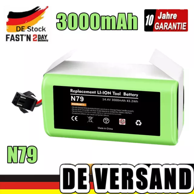 14.4V 3000mAh Akku Für Ecovacs Deebot N79 N79S 500 661 DN622 Eufy RoboVac 11/11S