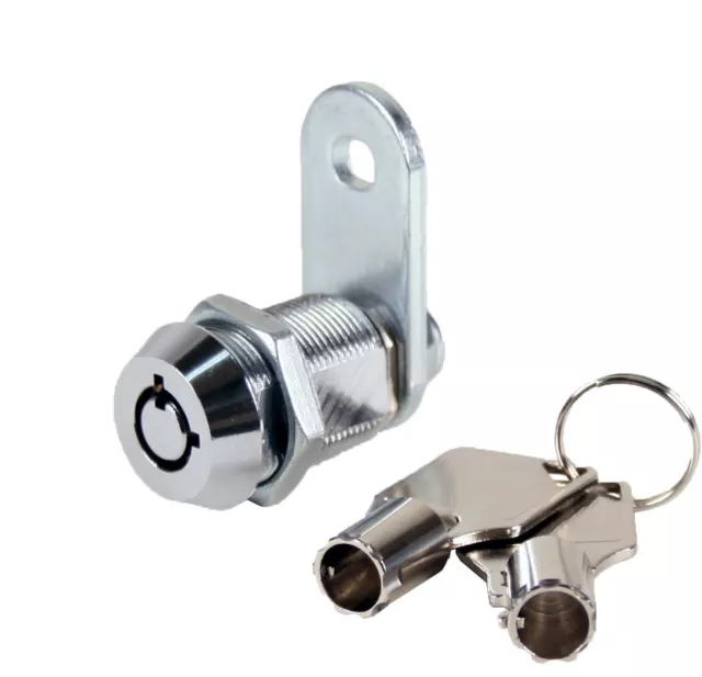 1-1/8" Keyed Alike Cam Lock- RV Lock, Camper Lock, Tool Box Lock, Cabinet Lock,