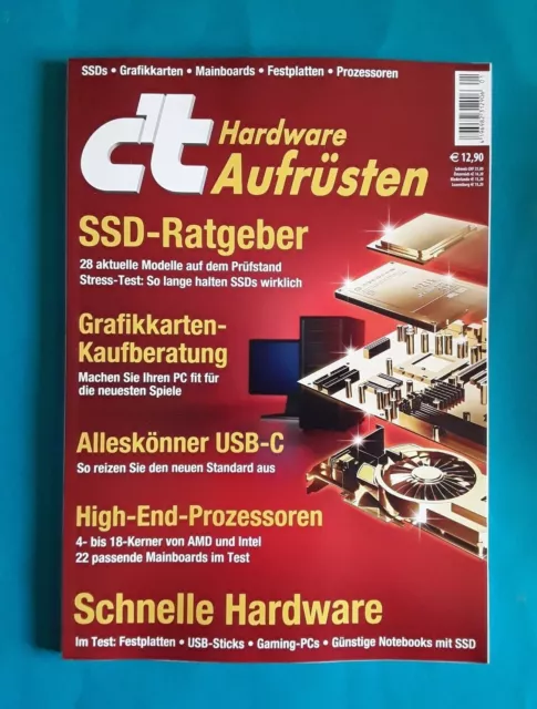 c`t Hardware Aufrüsten Ausgabe 2018  ungelesen 1A absolut TOP