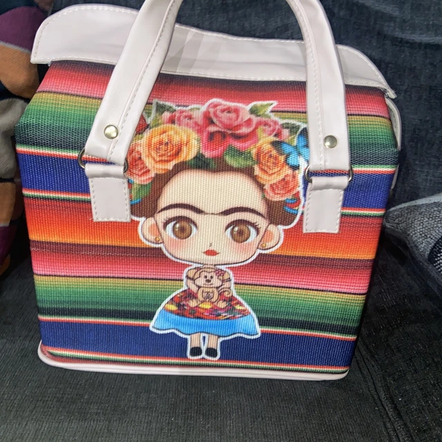 FRIDA KAHLO Purse Bag multi color  Square Shoulder hand made
