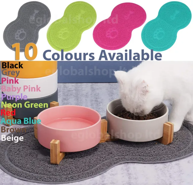 Multi-Purpose 8 Shape Pet Feeding Mat  Small Dog/Puppy/Cat Food Bowl Place Mat