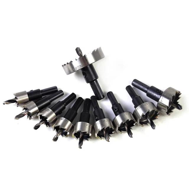 1pc HSS Steel Saw Tip Tipped Drill Bit Hole Wood Metal Alloy Cutter Tool 16-50mm