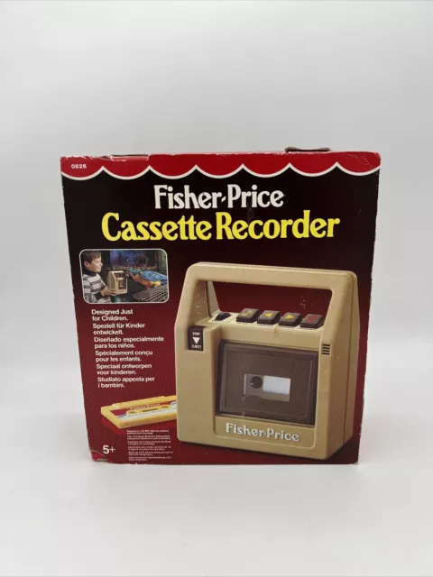 Ancien Lecteur cassette portable Fisher Price Vintage 1980