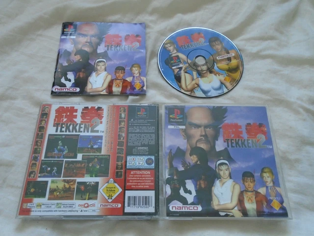 Tekken 2 PS1 (COMPLETE) arcade fighting black label Sony PlayStation