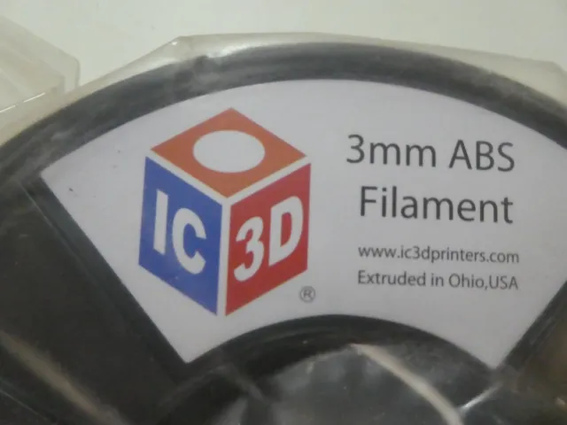 3D Printer Filament ABS 1kg/roll 3mm White made in USA