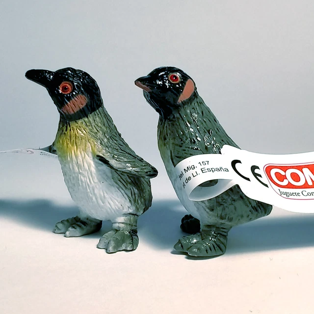Penguins PVC figure Comansi Spain AAA ocean animals collection marine zoo
