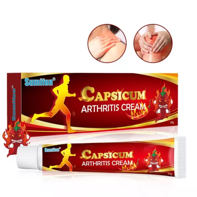 Capsaicina alivio del dolor articular de la artritis reumatoide caliente pimiento 20 g D3Y5