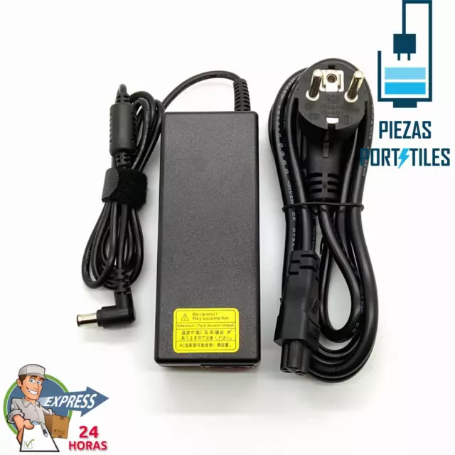 Cargador Nuevo para Sony Vaio VPCZ12V9R/X 19,5v 4,7a Pin Central STOCK