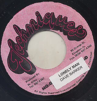 Dave Barker (2) - Lonely Man, 7"(Vinyl)