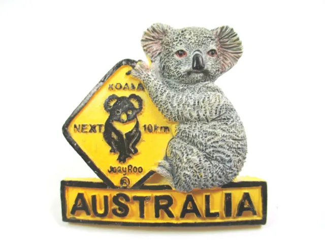 Australien Magnet Souvenir Koala Bär auf Wegweiser Australia (A78)