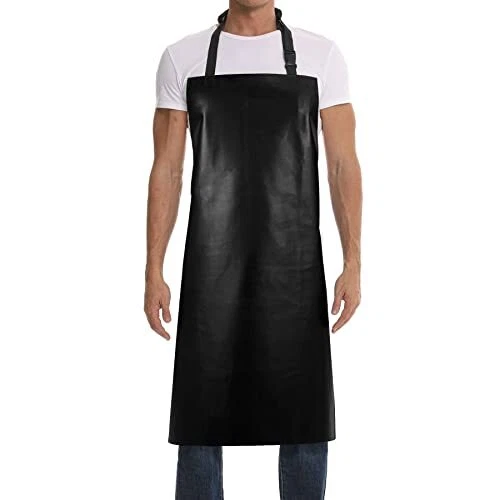 Waterproof Apron,35&quote; Heavy Duty Rubber Vinyl Dishwashing Apro...