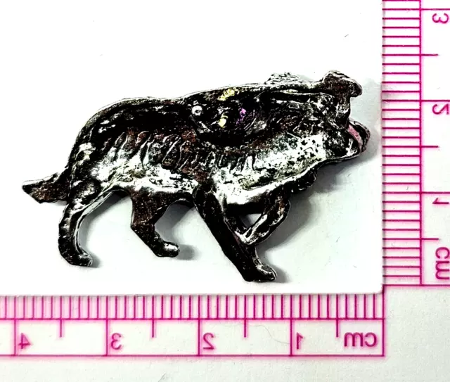 Border Collie Pin Badge Border Sheep Dog Pet Broche en étain Badge par AR Brown 3