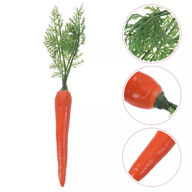 Artificial Radish Carrot Model Home Decoration Desktop Decor Fake Vegetables