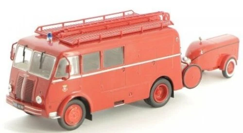 IXO / Hachette N°94 Berliet GLA 5F Pompier - 1/43 (Fourgon, Collection)