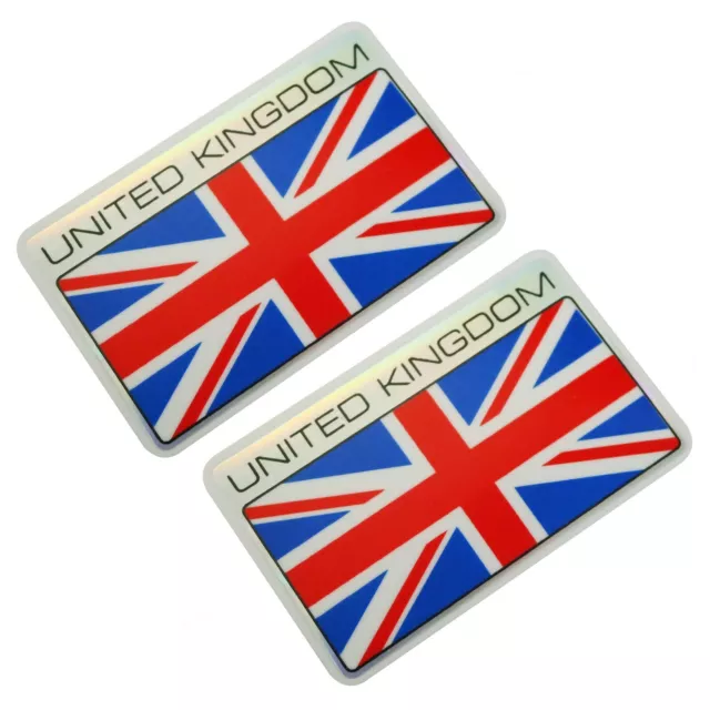 Inglaterra GB Unido Kingdom Bandera Pegatina Emblema Juego Auto Adhesivo Agua