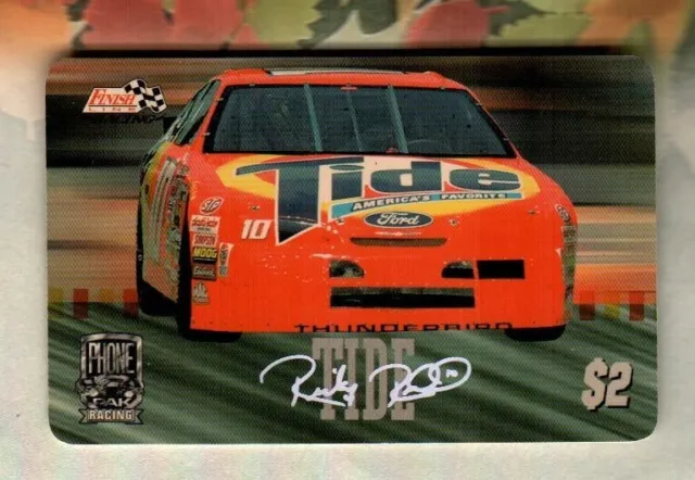 FINISH LINE RACING Tide Car 10, NASCAR ( 1996 ) Phone Card ( EXPIRED ) V2