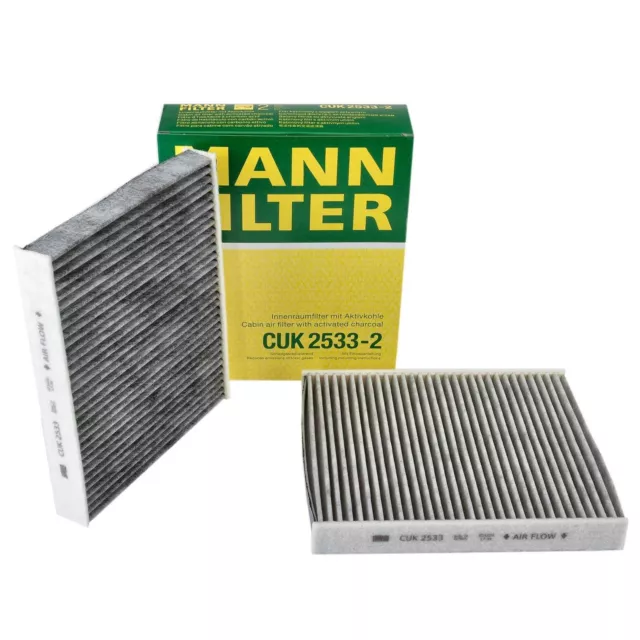 Mann Filter Aktivkohlefilter Innenraumfilter Aktivkohle Cuk 2533-2 Für Bmw