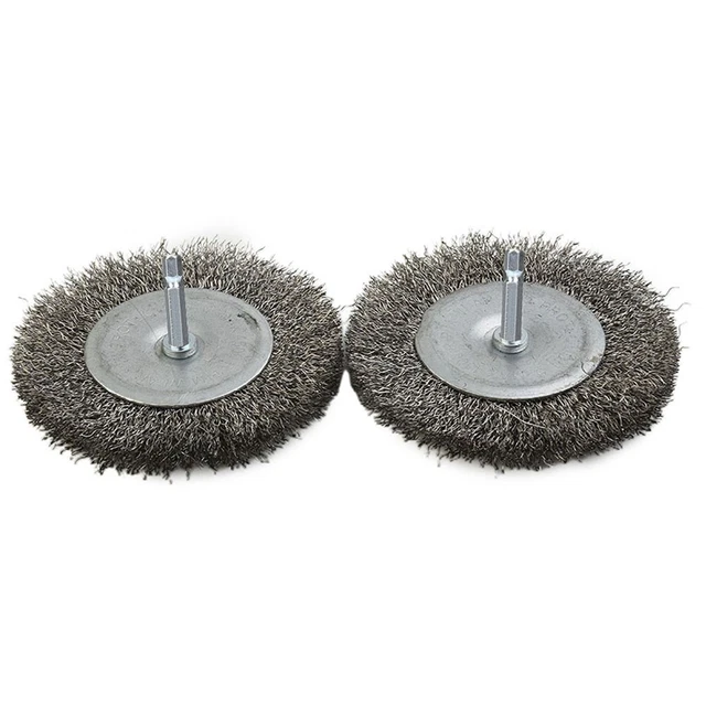 Heavy Duty Electric Joint Brush Replacement Kit 2pcs Wire Brush Set for EFB 400