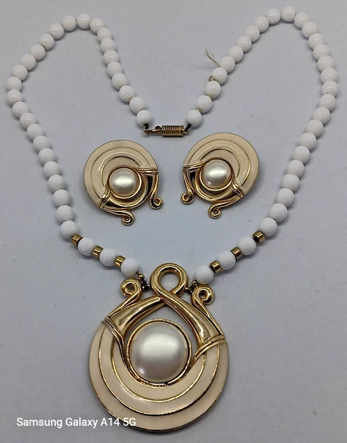 Parure Vintage PACO RABANNE Haute Couture Années 60 – Doré & Bronze | Bijou Rétro