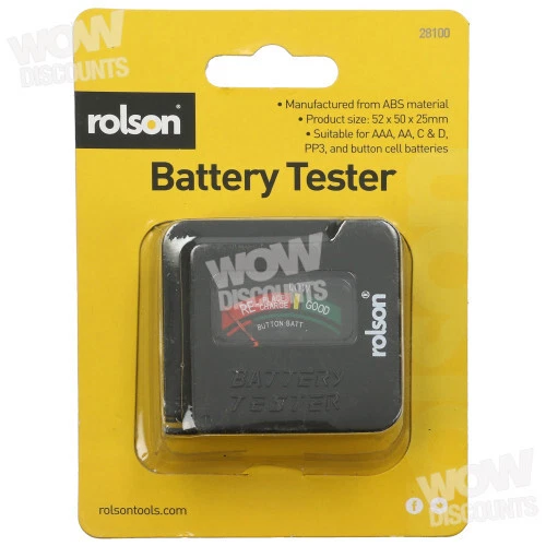 Tester batteria universale, 28100