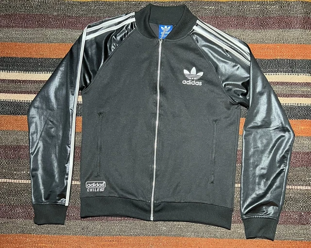FELPA GIACCA BOMBER Adidas Chile 62 Nero Bianco Taglia S Uomo Men Summer Jacket EUR 50 00 PicClick IT