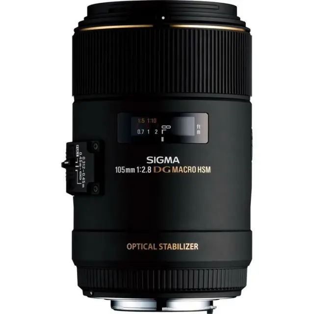 Sigma Objektiv 105 mm Makro F2,8 EX DG OS HSM – passend für Nikon