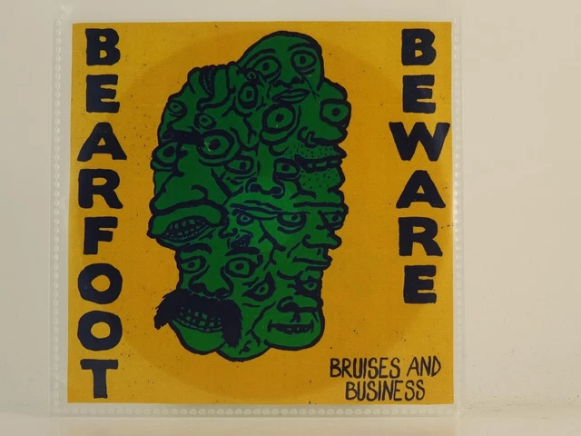 BEARFOOT BEWARE BRUISES AND BUSINESS (H1) 1 Track Promo CD Single Picture Sleeve