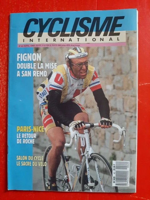 1989 CYCLISME INTERNATIONAL n°42 MILAN SAN REMO FIGNON PARIS NICE
