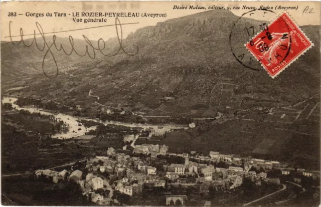 CPA Gorges du Tarn - Le ROZIER PEYRELEAU - Vue générale (475326)