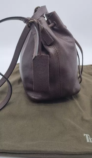 Bolso de Mujer Vera Pelle Cubo Timberland Made IN Italy Roomy para el Polvo 3