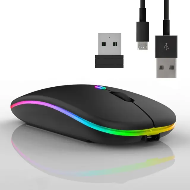 MOUSE WIRELESS RICARICABILE bluetooth, ergonomico mouse gaming