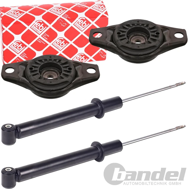 2 ammortizzatori pressione gas posteriori + cuscinetti a domino adatti per FORD MONDEO IV GALAXY S-MAX