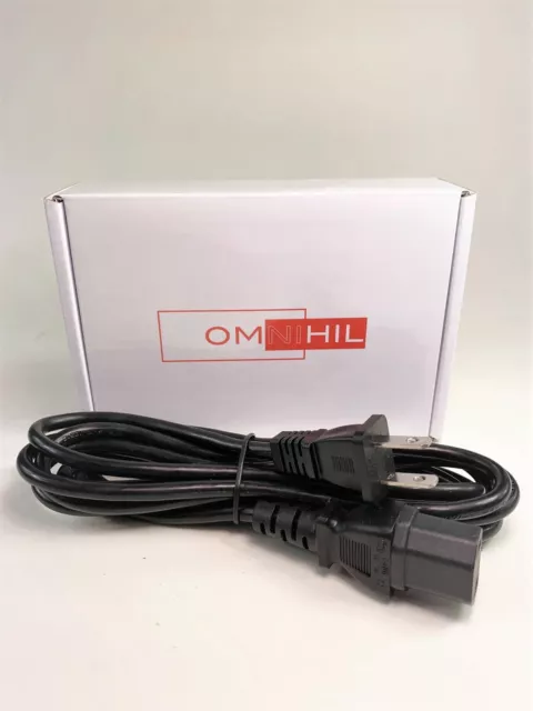 UL Listed] OMNIHIL 15 Feet Long AC Power Cord Compatible with KISAN  Newton-V Currency Sorter 