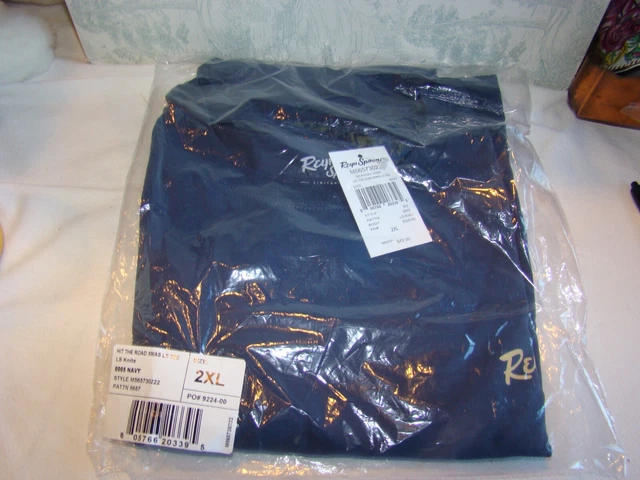 Reyn Spooner LS T Shirt Christmas Hit the Road Xmas, 2 XL NWT