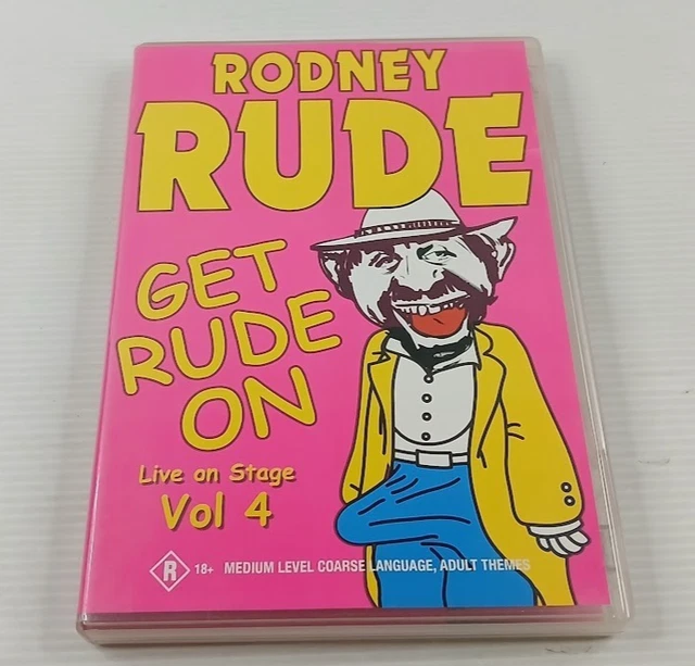 Rodney Rude Livecd RODNEY RUDE, GET Rude On - Live On Stage. Volume 4 Stand Up Comedian ...