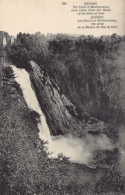 Canada - Chutes de Montmorency (P.Q.) Vue prise de la maison du Duc de Kent