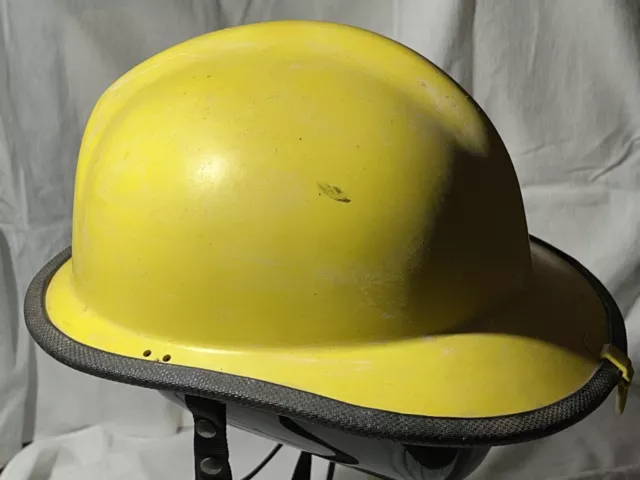 Cairns & Brother 660 Phoenix Firefighters Helmet Yellow 1980’s