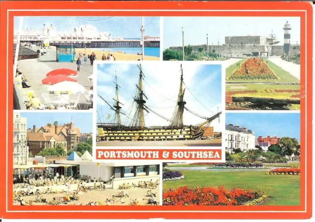 Portsmouth and Southsea Multiview - Posted 1990s - Colourmaster