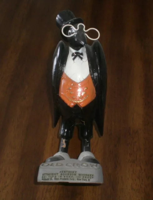 Old Crow Kentucky Bourbon Whiskey Advertising Figure - Vintage