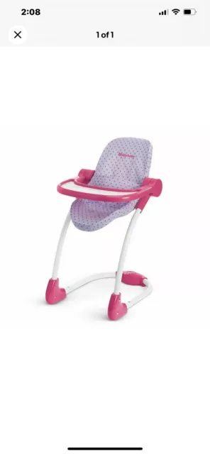 American Girl Bitty Baby High Chair New in Box for Dolls American Girl Bitty Baby High Chair New in Box for Dolls
