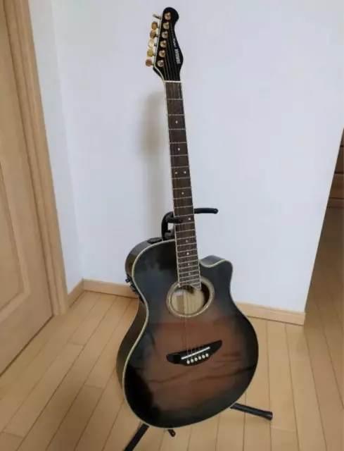 Guitarra Eléctrica Acústica YAMAHA APX-8CS Green Burst Abeto Japón con Estuche Rígido