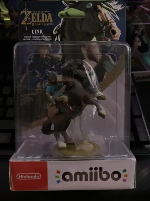 Nintendo amiibo The Legend of Zelda : Breath of the Wild Link Rider Figurine