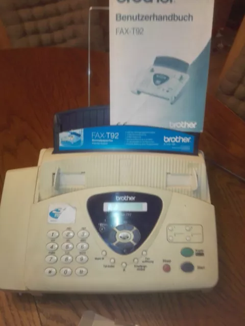 BROTHER FAXGERÄT T 92 mit 5 Farbbänder PC 72 RF