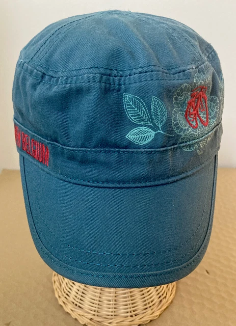 New Belgium Fat Tire Amber Ale Blueish-Green Strapback Hat Cap