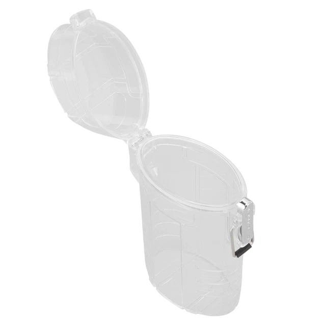 (Transparent)Cigarette Holder Case Compact Waterproof Round Corner Plastic