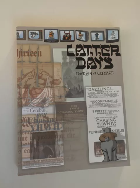 Cerebus Vol 15 Latter Days By Dave Sim & Gerhard Comic Book Rare Paperback