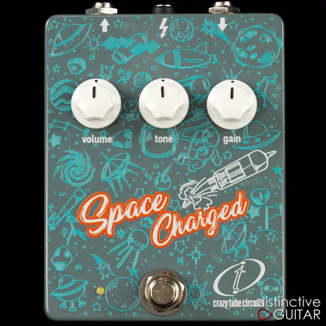 Brand New Crazy Tube Circuits Space Charged Handmade Boutique Overdrive Pedal