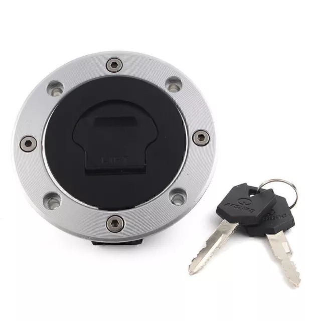 Fuel Gas Tank Cap Cover Lock &Key for Suzuki GSXR 600 750 1000 Hayabusa GSXR1300 2