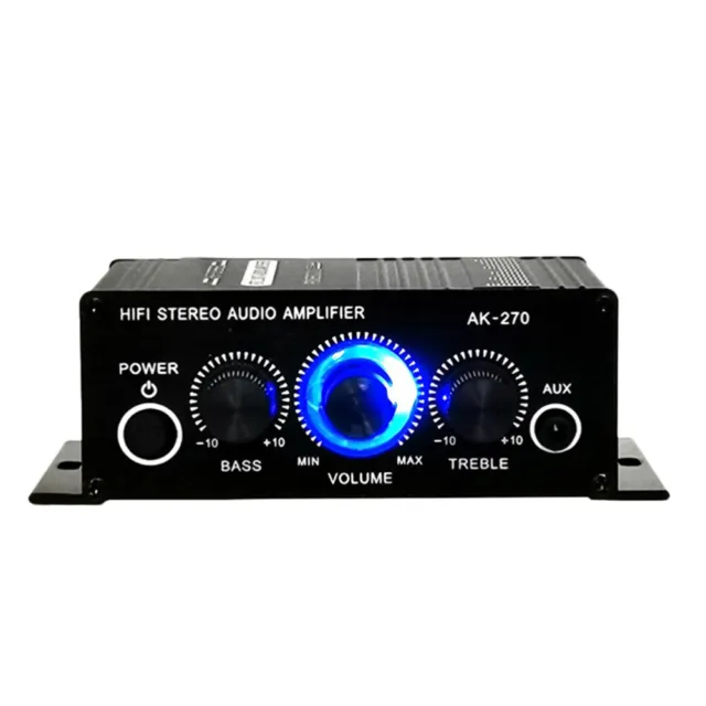 Amplificateur stéréo d'audio de Voiture, amplificateur Audio numérique  amplificateur de Puissance de la Manche 12V 2 pour la Voiture : :  High-Tech